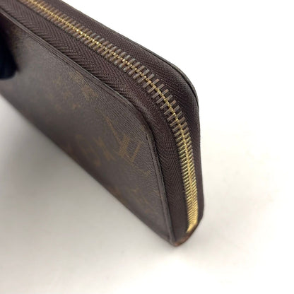 Louis Vuitton Zippy Wallet Monogram Rose Ballerine Leather Brown Light Pink — view 5