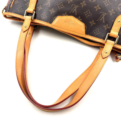 Louis Vuitton Estrara MM Monogram Leather Brown Light Tote Gold — view 5