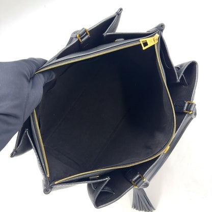Louis Vuitton Lockme Calf Black Handbag Gold — view 3