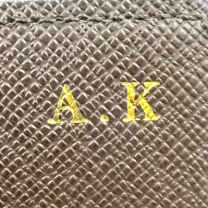 Louis Vuitton Portefeuille Sarah Damier Ebene Initialstamp Can Be Leather Brown — view 5