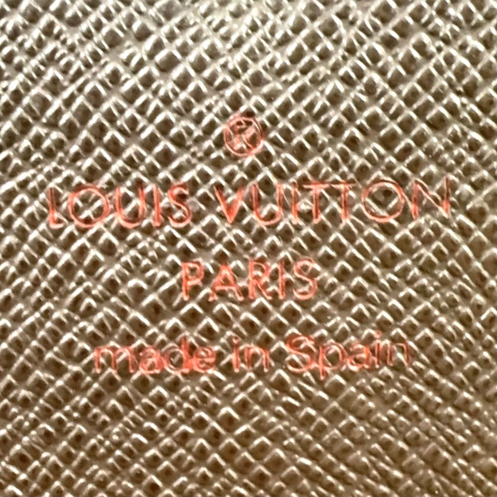 Louis Vuitton Portefeuille Sarah Damier Ebene Initialstamp Can Be Leather Brown — view 4