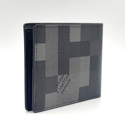 Louis Vuitton Portefeuille Calf Correspondence Leather Black Bi Foldwallet — view 2