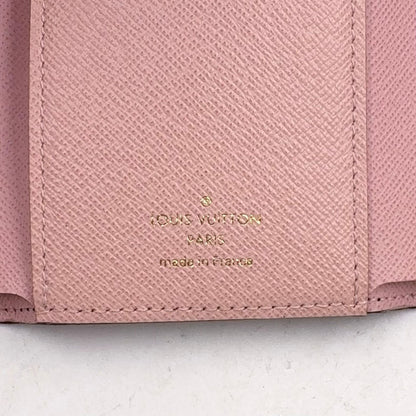 Louis Vuitton Portefeuille Victorine Monogram Rose Ballerine Leather Brown — view 4