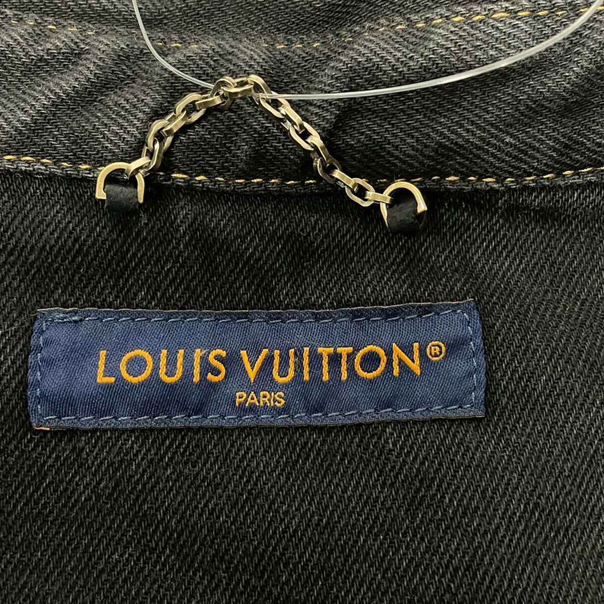 Louis Vuitton Jean L Dark Navy Long Sleeve Spring Autumn Jacket — view 3