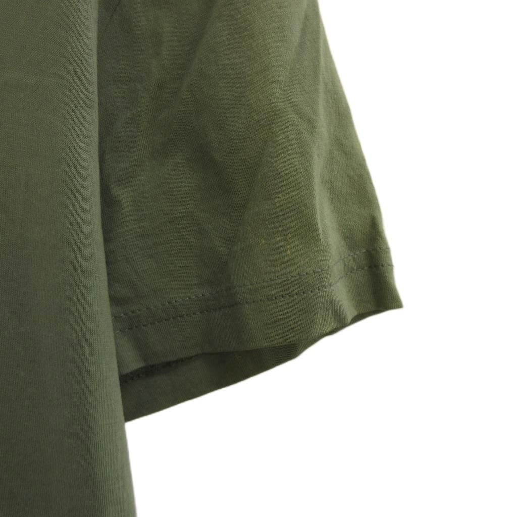 Dior Homme T-Shirt XS Khaki Green Logo Print Short Sleeve Round Neck Top PP — view 4