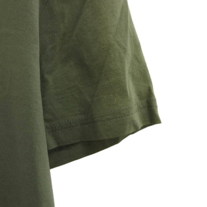 Dior Homme T-Shirt XS Khaki Green Logo Print Short Sleeve Round Neck Top PP — view 4