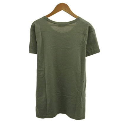 Dior Homme T-Shirt XS Khaki Green Logo Print Short Sleeve Round Neck Top PP — view 2