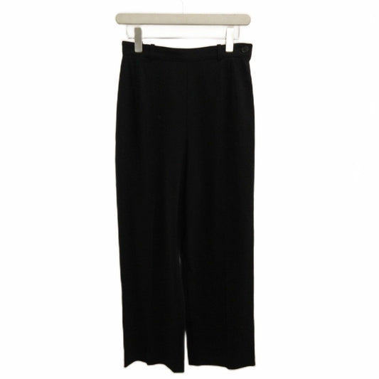 Hermes Martin Margiela Era Wide Pants Trousers Wool 40 Black Full Length PP