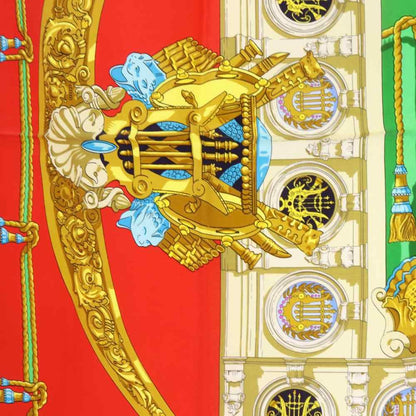 Hermes Chat Loulou Tribute to Garnier Scarf Red Carre 90 — view 5