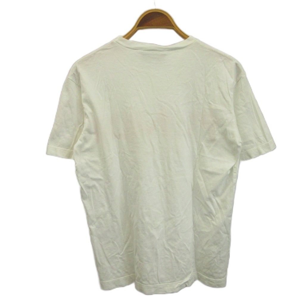 Fendi T-Shirt White Logo Print Short Sleeve Top PP — view 2