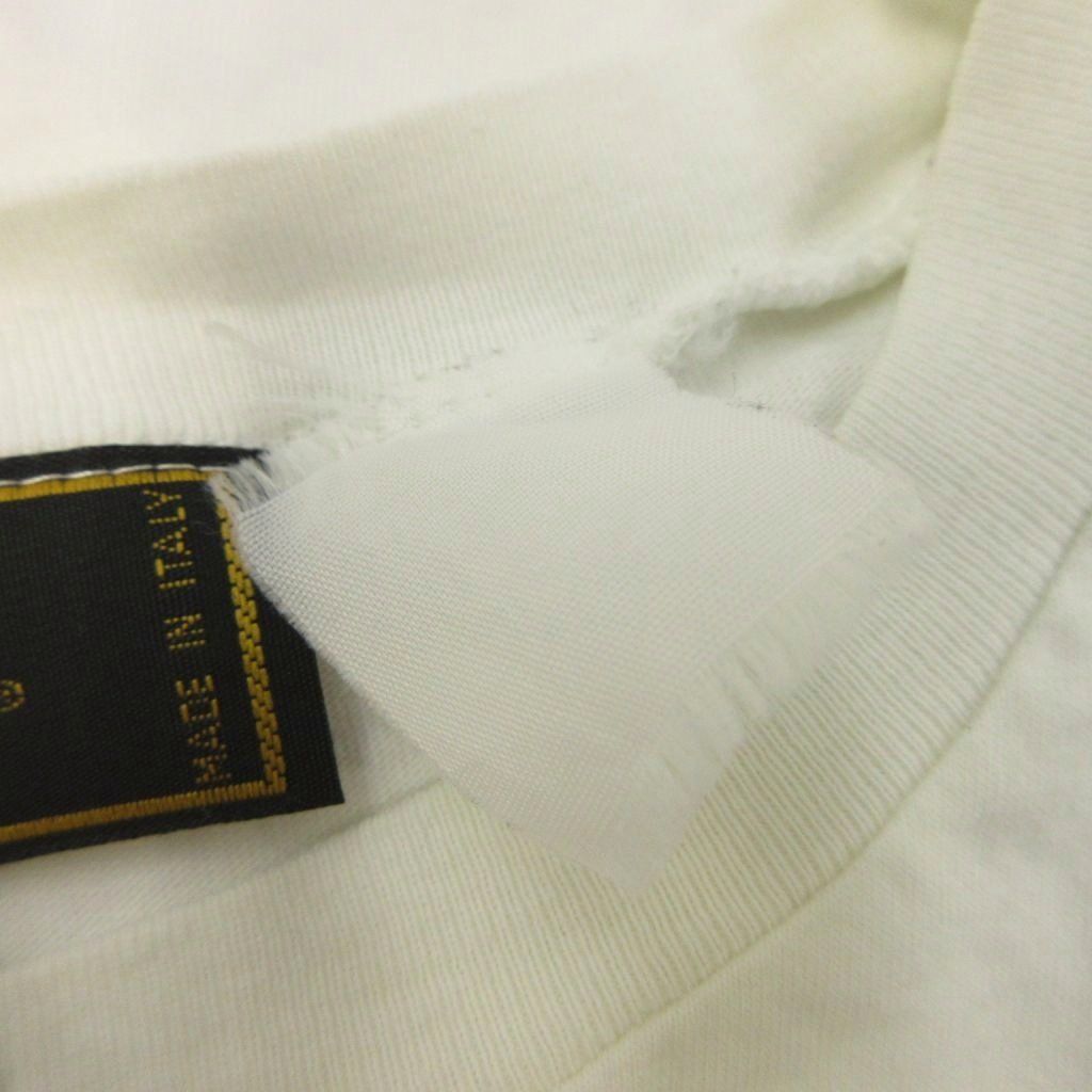 Fendi T-Shirt White Logo Print Short Sleeve Top PP — view 7