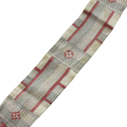 Louis Vuitton Bandeau BB LV Details Scarf All Over Silk Logo Pink Gray SS — view 4