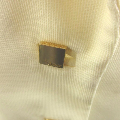 Versace Gianni Set Tailored Jacket Tight Skirt Wool 38 White Off Ivory Long — view 7