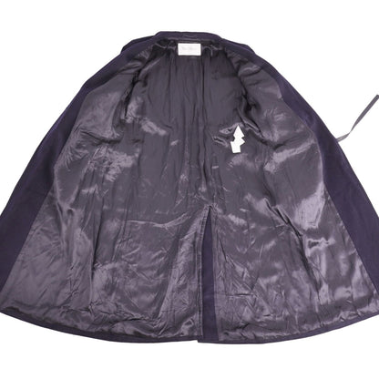 Max Mara Coat White Tag Long Leather Belle — view 7