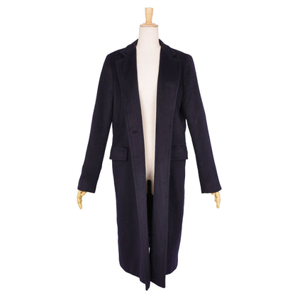 Max Mara Coat White Tag Long Leather Belle — view 4