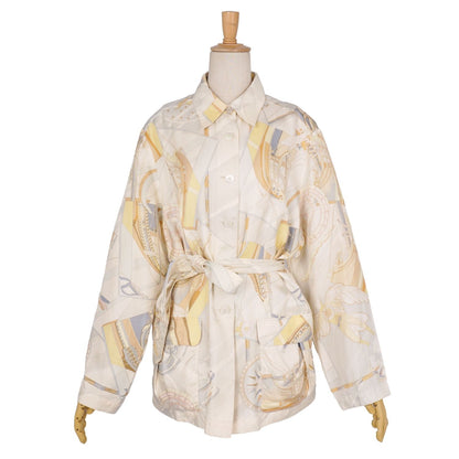 Hermes Martin Margiela Era Blouse with Shirt Belt Total Pattern — view 3