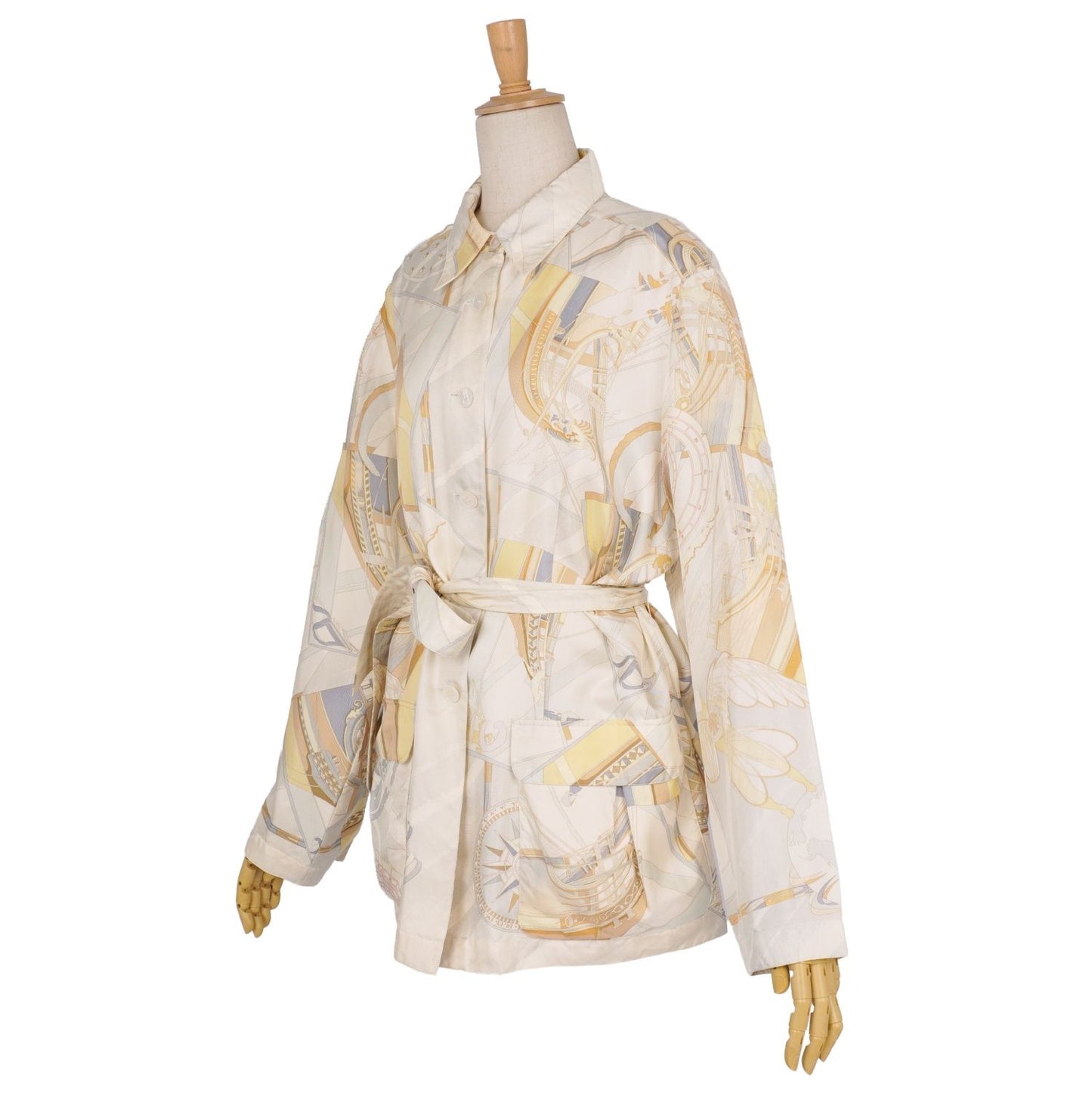 Hermes Martin Margiela Era Blouse with Shirt Belt Total Pattern — view 4