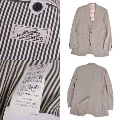 Hermes Jacket Tailored Seersucker — view 7