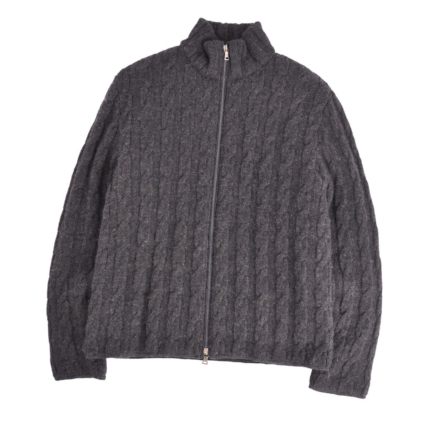 Prada Knit Drivers Sweater Zipping