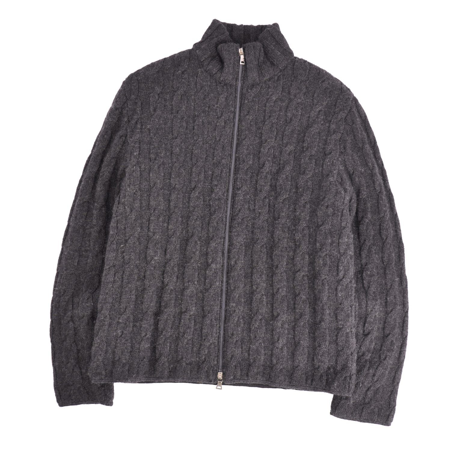 Prada Knit Drivers Sweater Zipping
