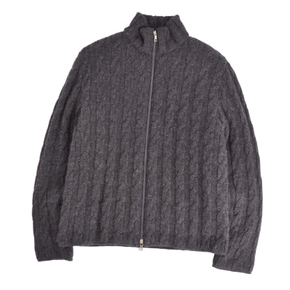 Prada Knit Drivers Sweater Zipping