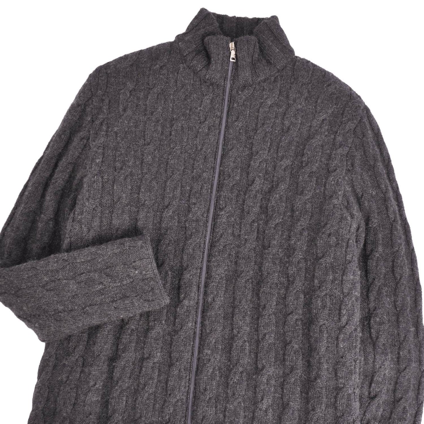 Prada Knit Drivers Sweater Zipping — view 3
