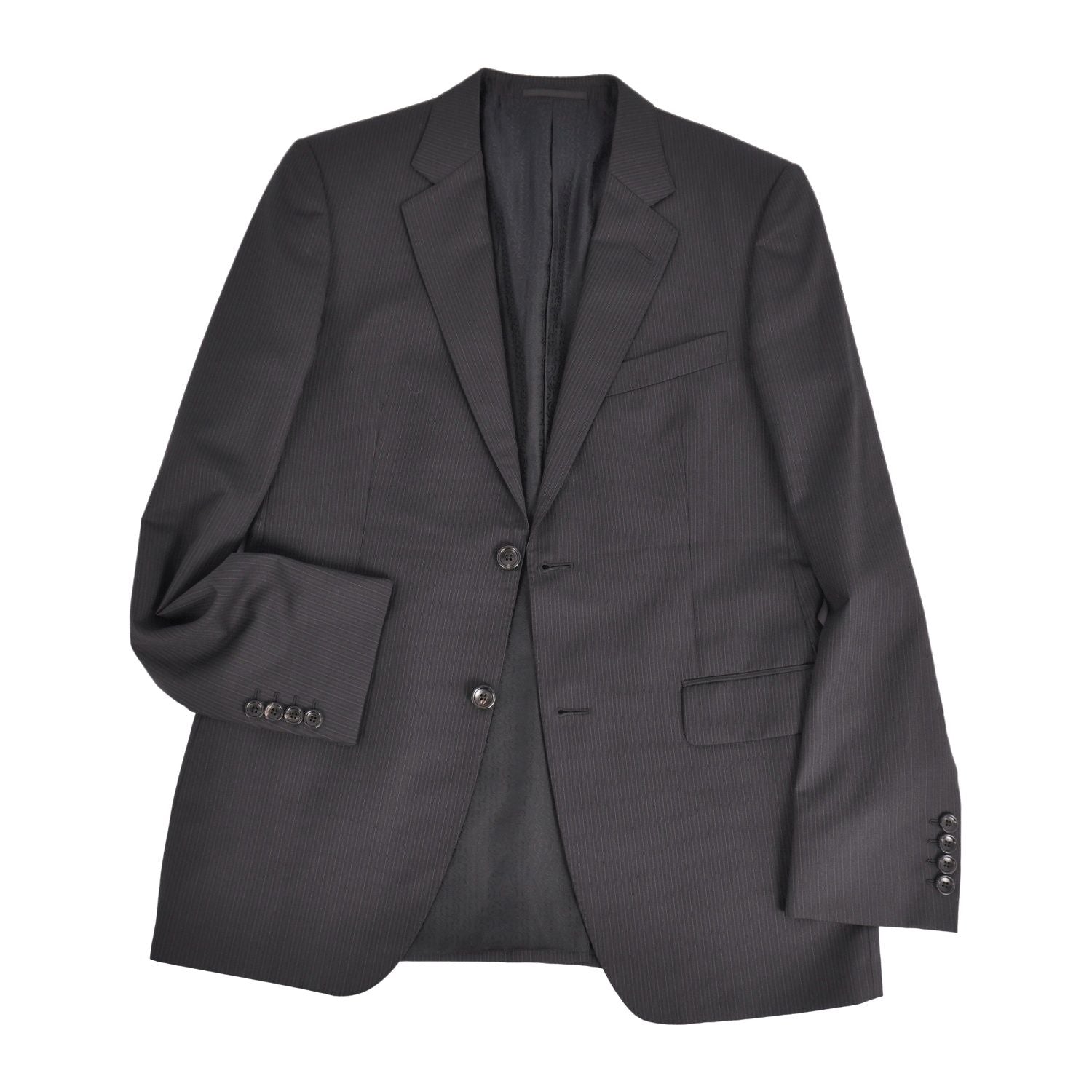 Gucci Set Suit Single Stripe Wool Lining — view 4