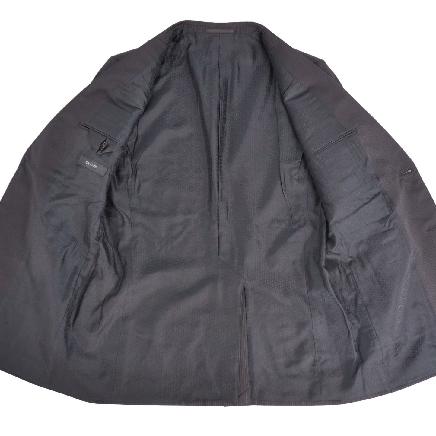 Gucci Set Suit Single Stripe Wool Lining — view 8