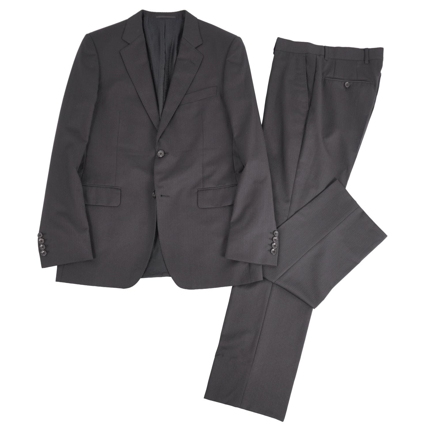 Gucci Set Suit Single Stripe Wool Lining