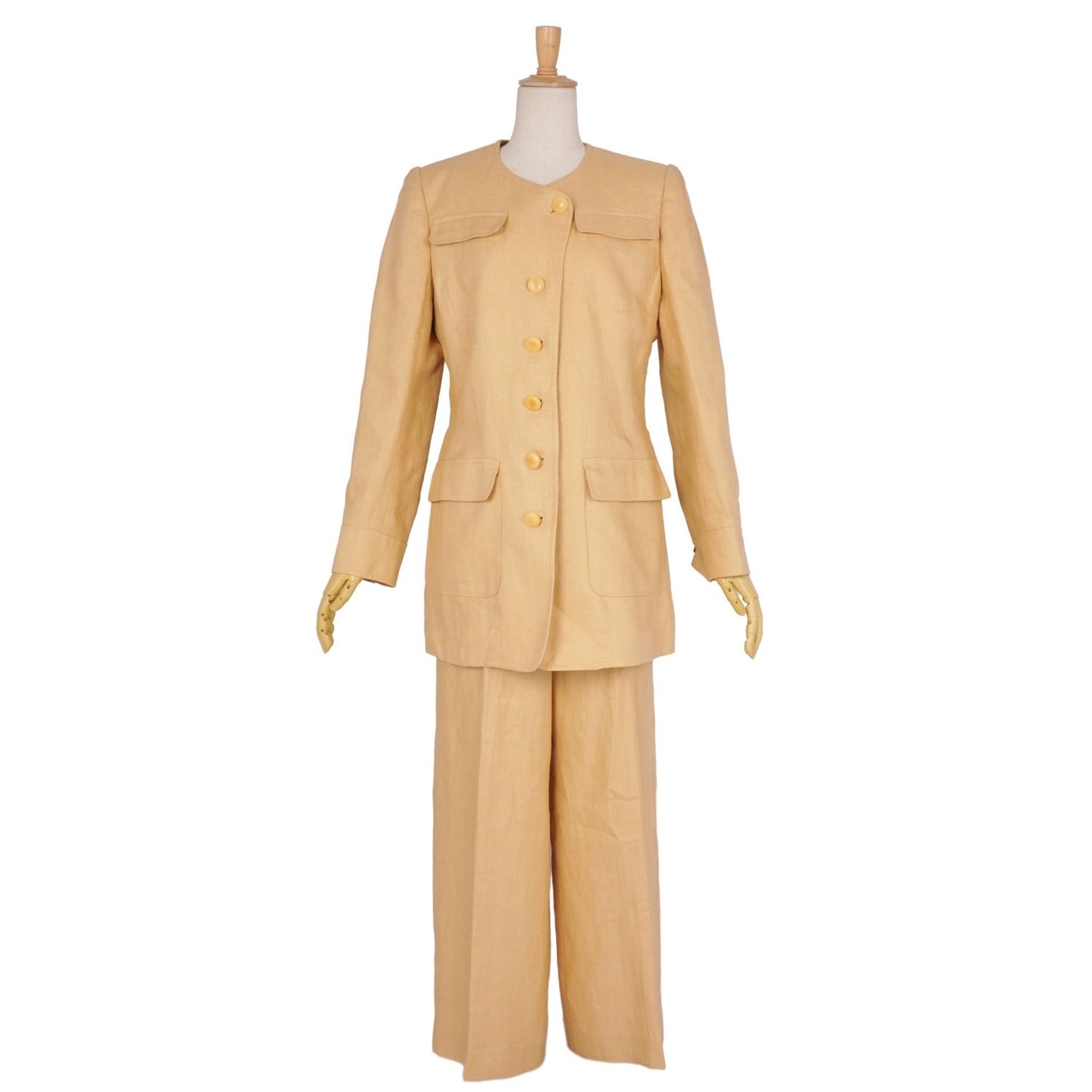 Hermes Vintage Set Pants Suit Linen — view 2