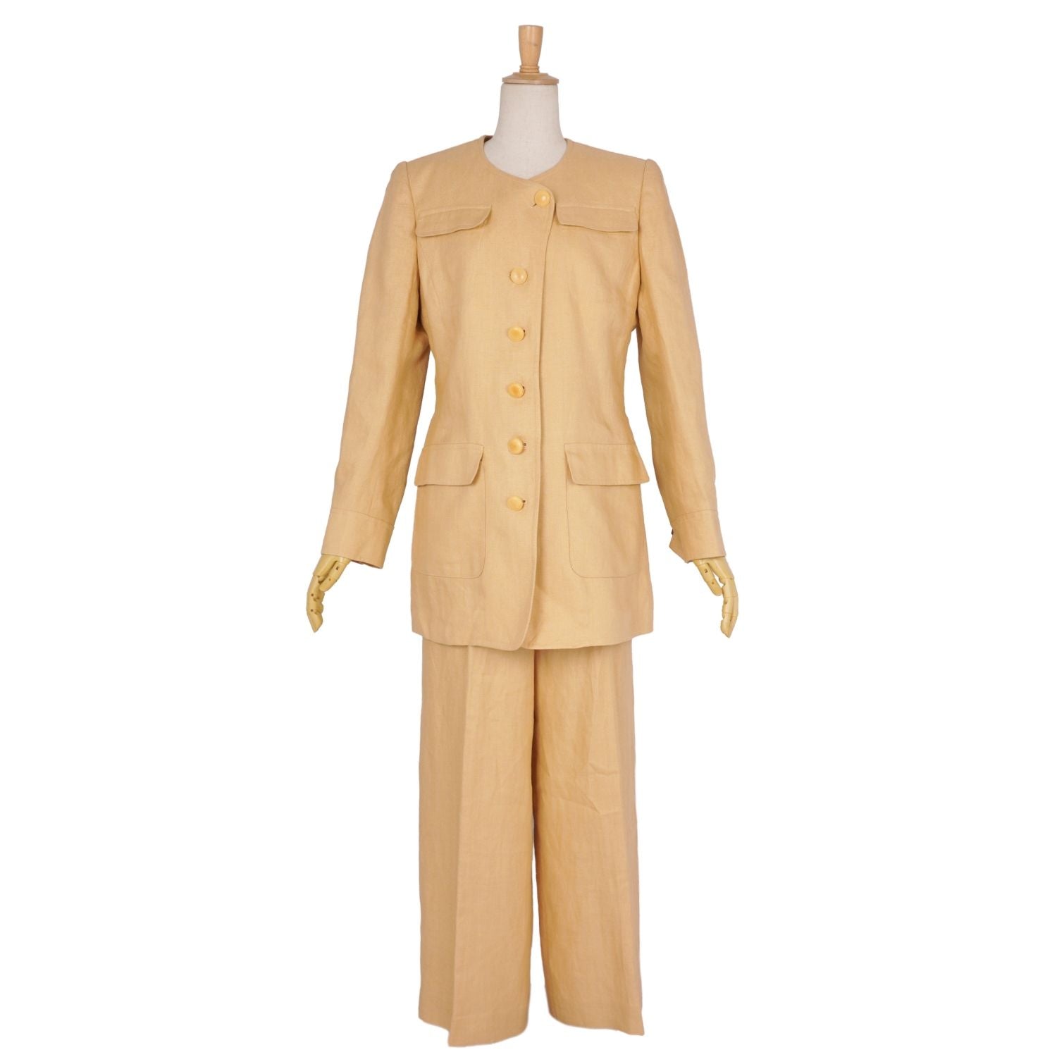 Hermes Vintage Set Pants Suit Linen — view 2