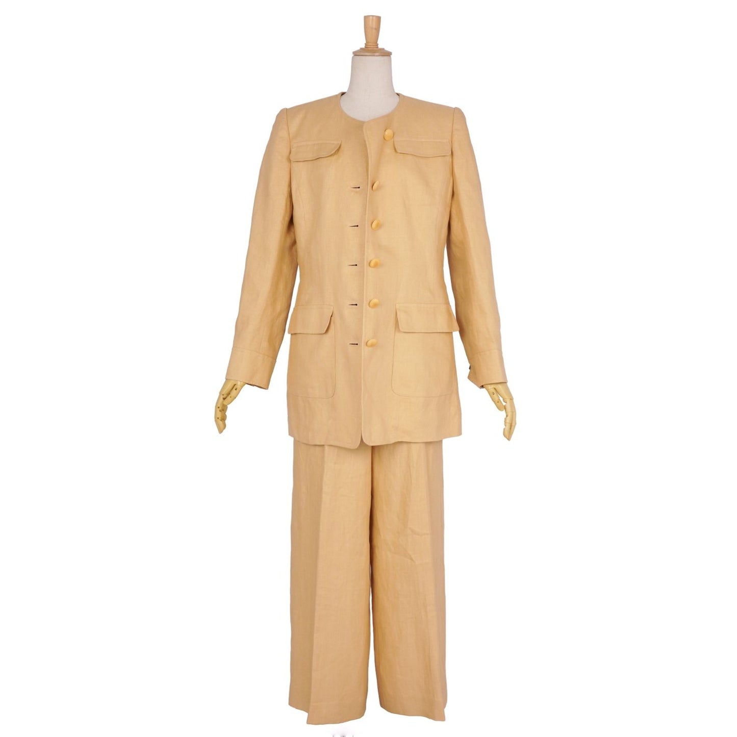 Hermes Vintage Set Pants Suit Linen — view 3