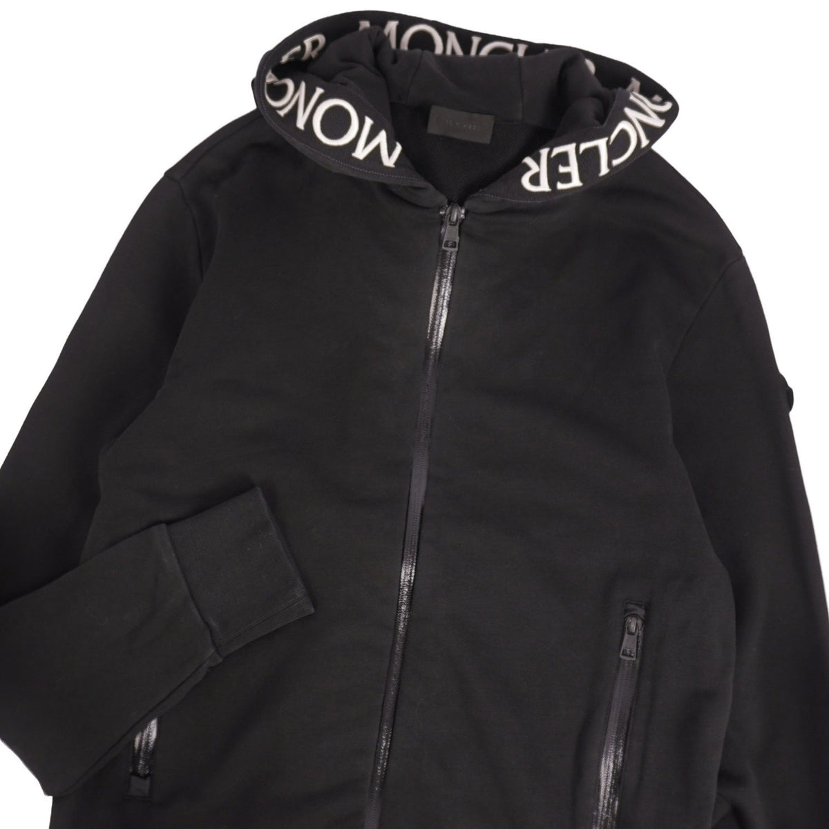 Moncler Hoodie Sweatshirt Black — view 3