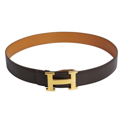 Hermes Vintage Belt Leather H-ro — view 2