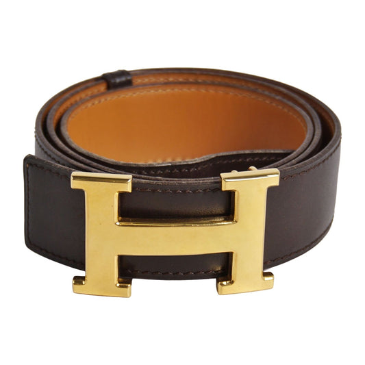 Hermes Vintage Belt Leather H-ro