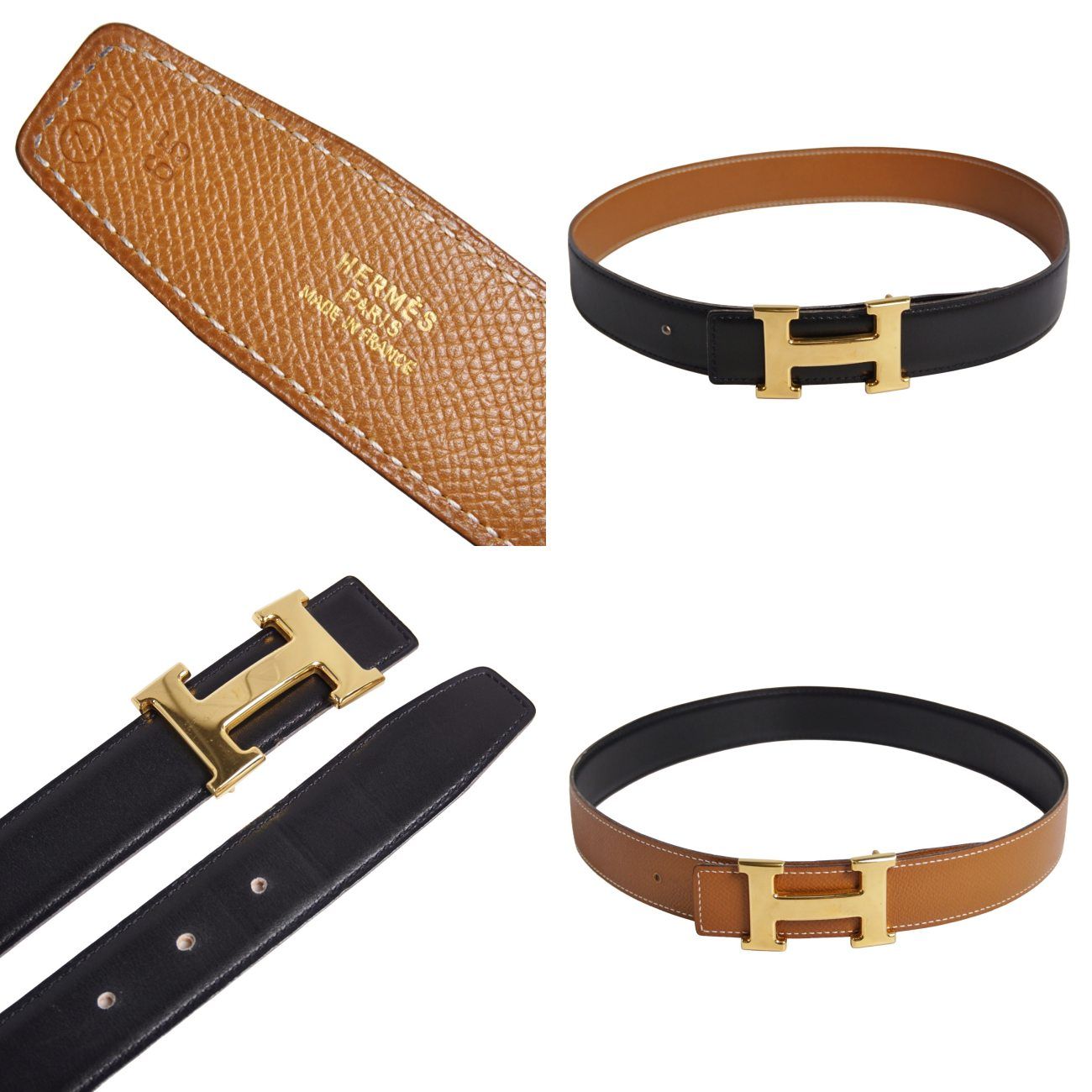 Hermes Vintage 96 Belt Leather River — view 6