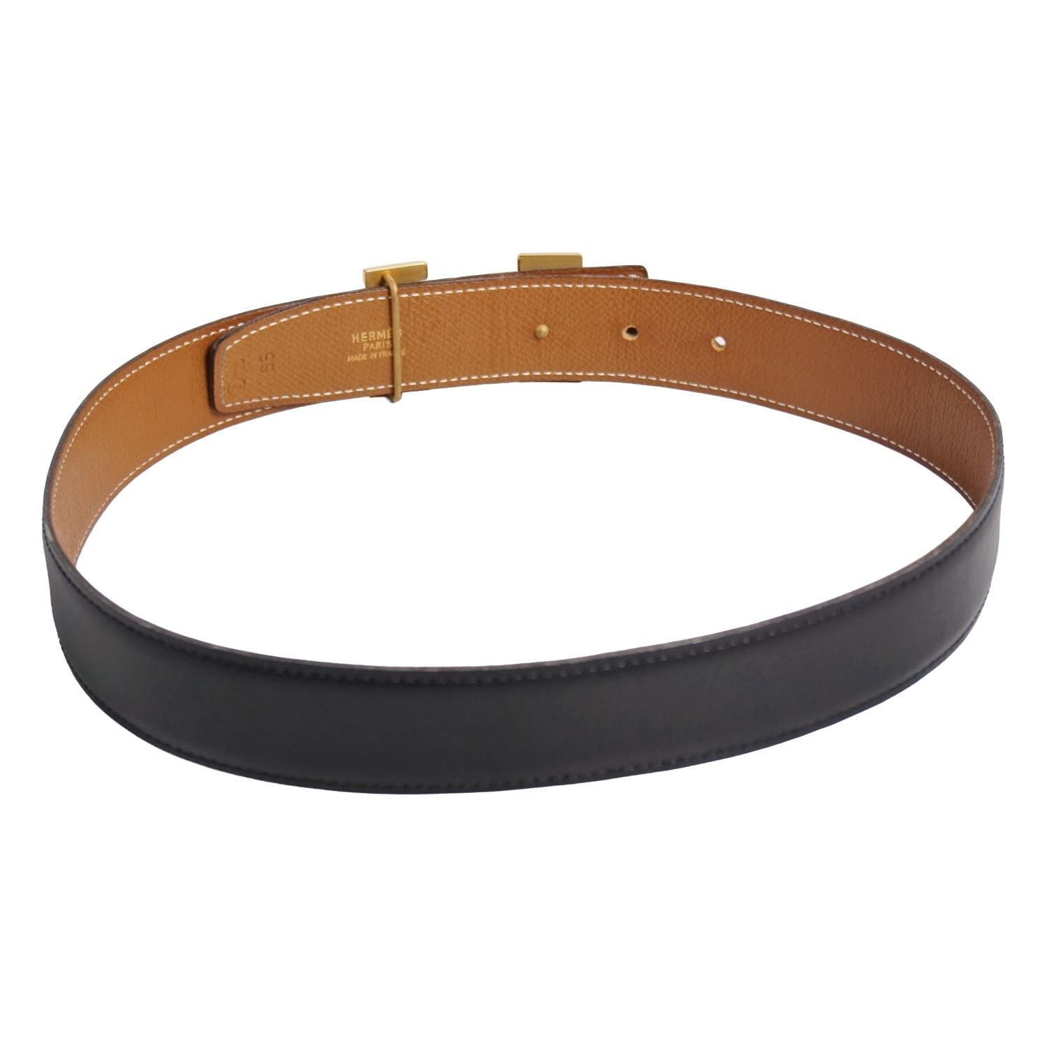 Hermes Vintage 96 Belt Leather River — view 4