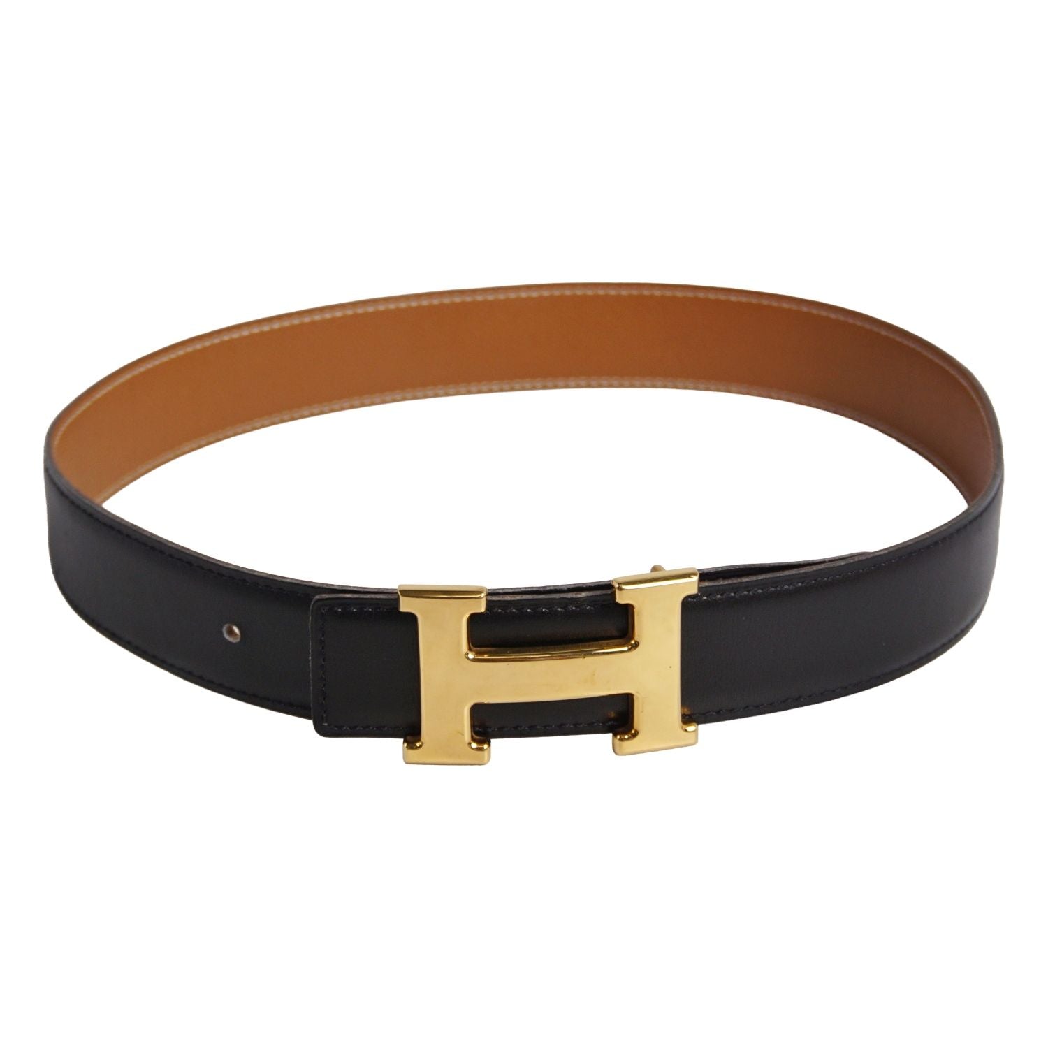 Hermes Vintage 96 Belt Leather River — view 2