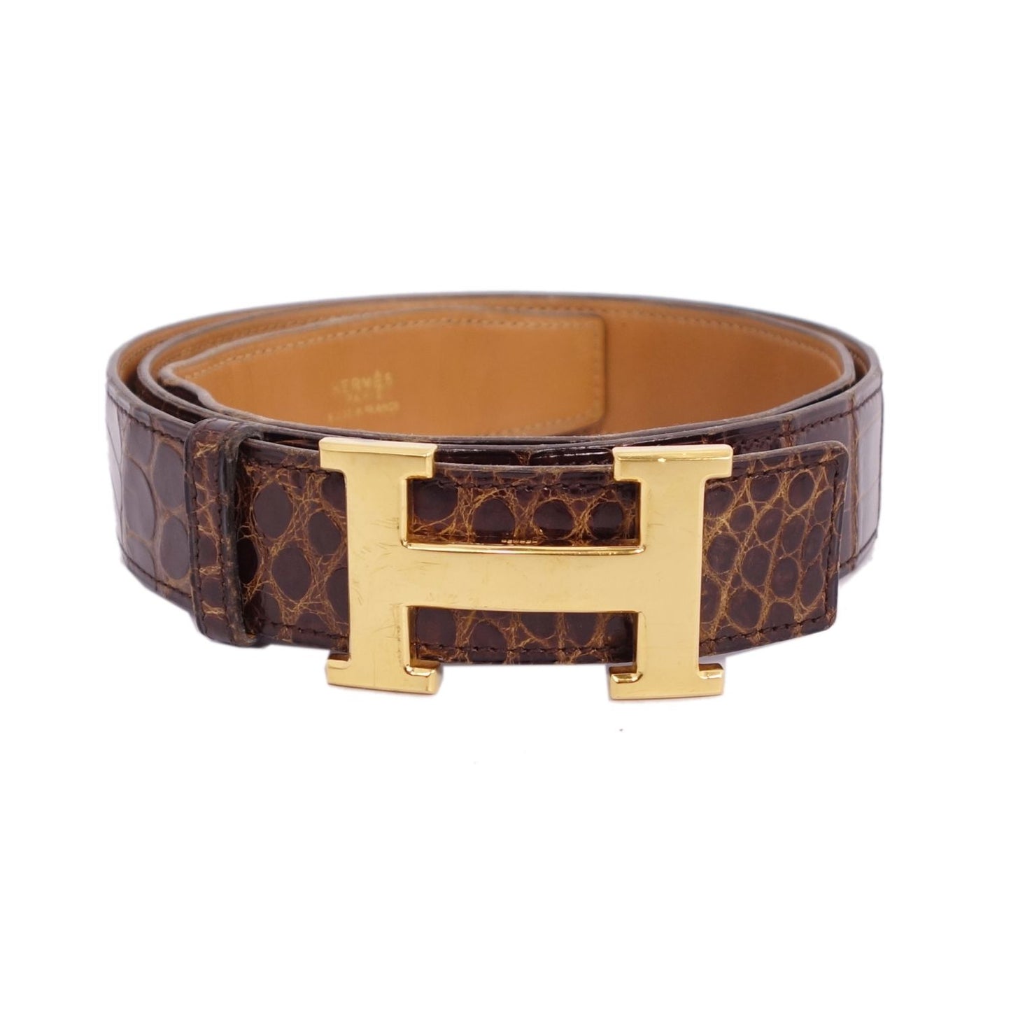 Hermes Vintage Belt Leather River