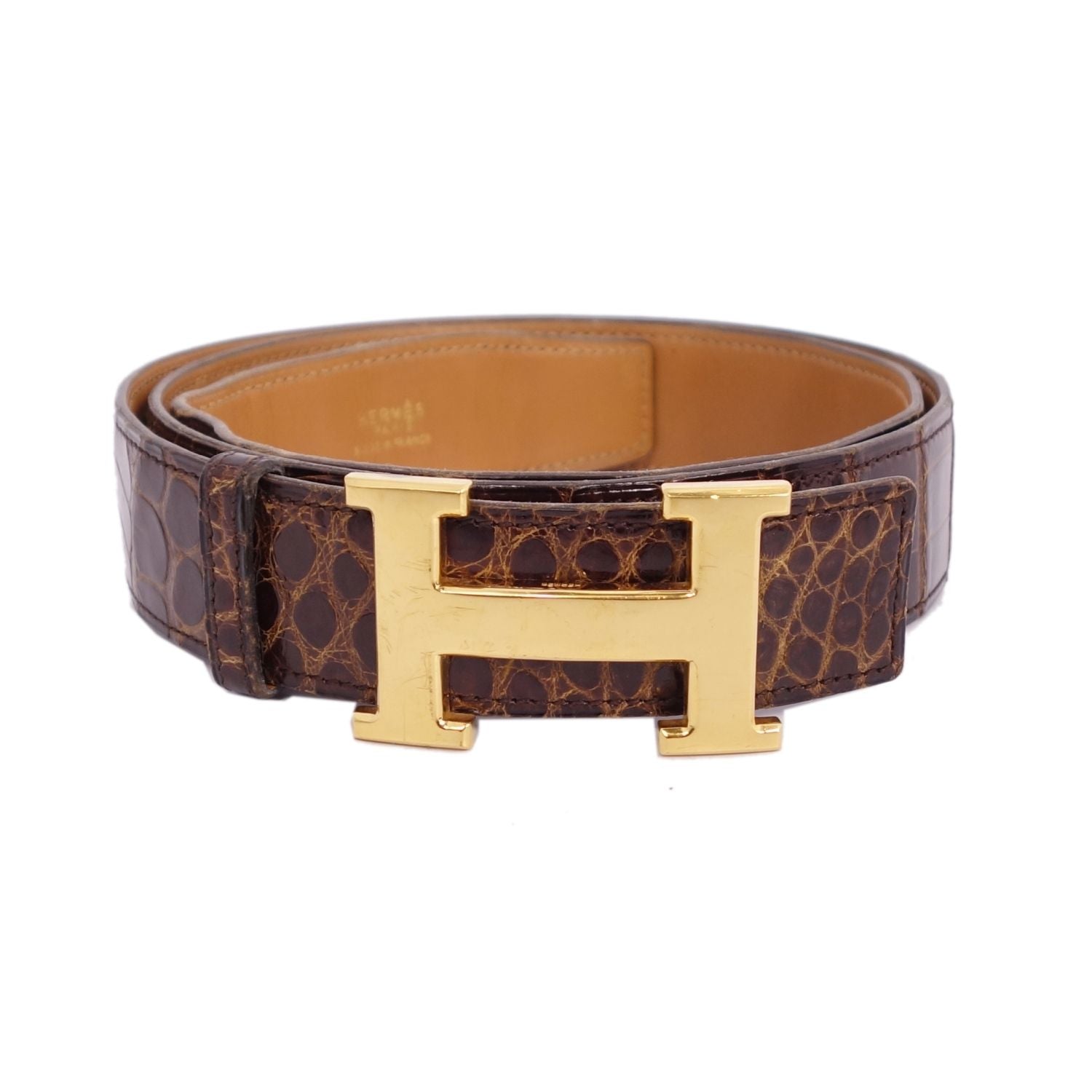 Hermes Vintage Belt Leather River