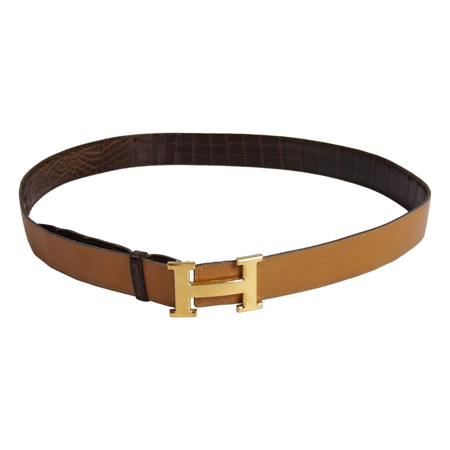 Hermes Vintage Belt Leather River — view 3