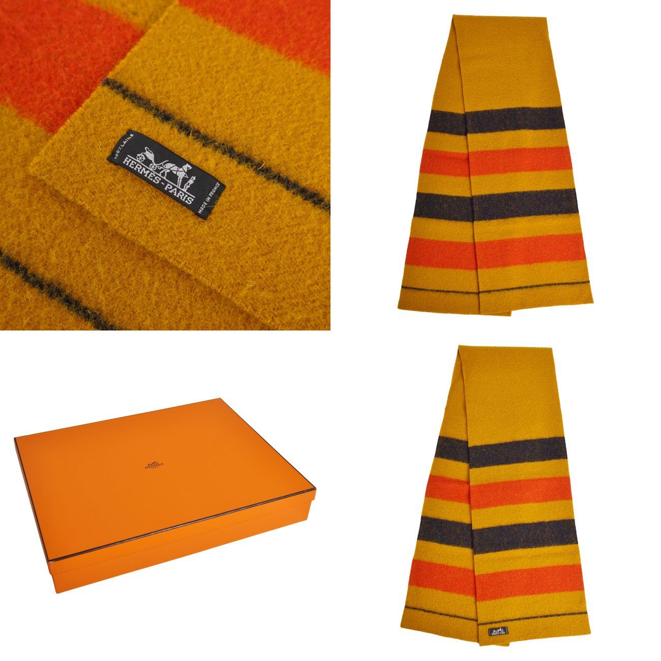 Hermes Scarf Lo Cover le Shawl Wool — view 5