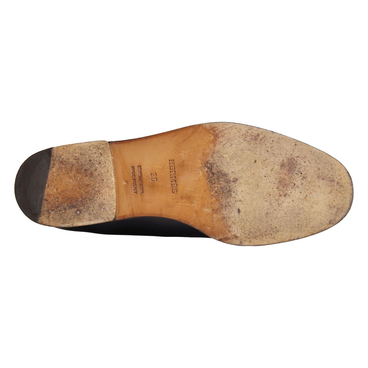 Hermes Boots Long Jumping Kelly Gold — view 8