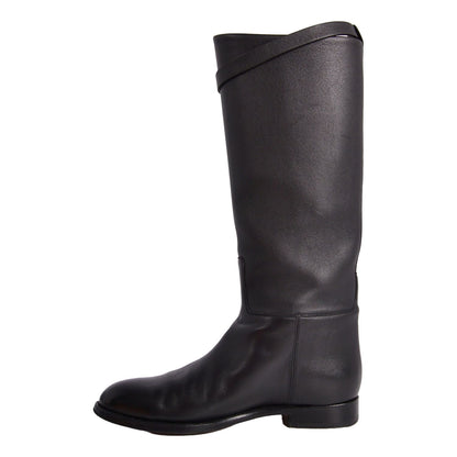 Hermes Boots Long Jumping Kelly Gold — view 7