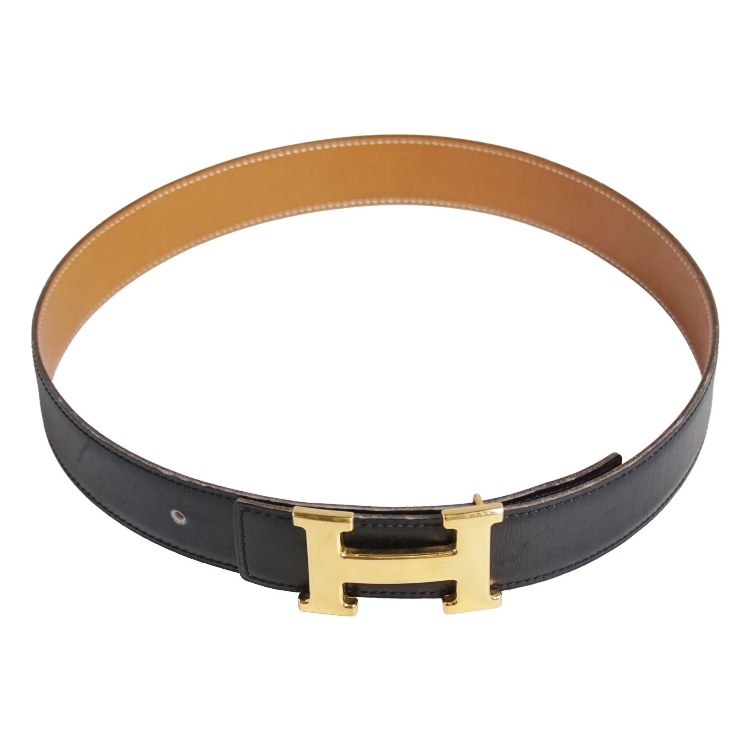 Hermes Vintage 94 Belt Leather River — view 2