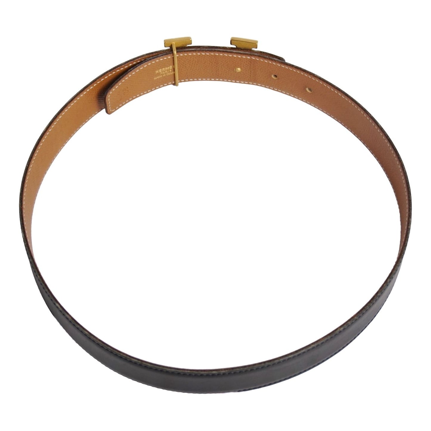 Hermes Vintage 94 Belt Leather River — view 5