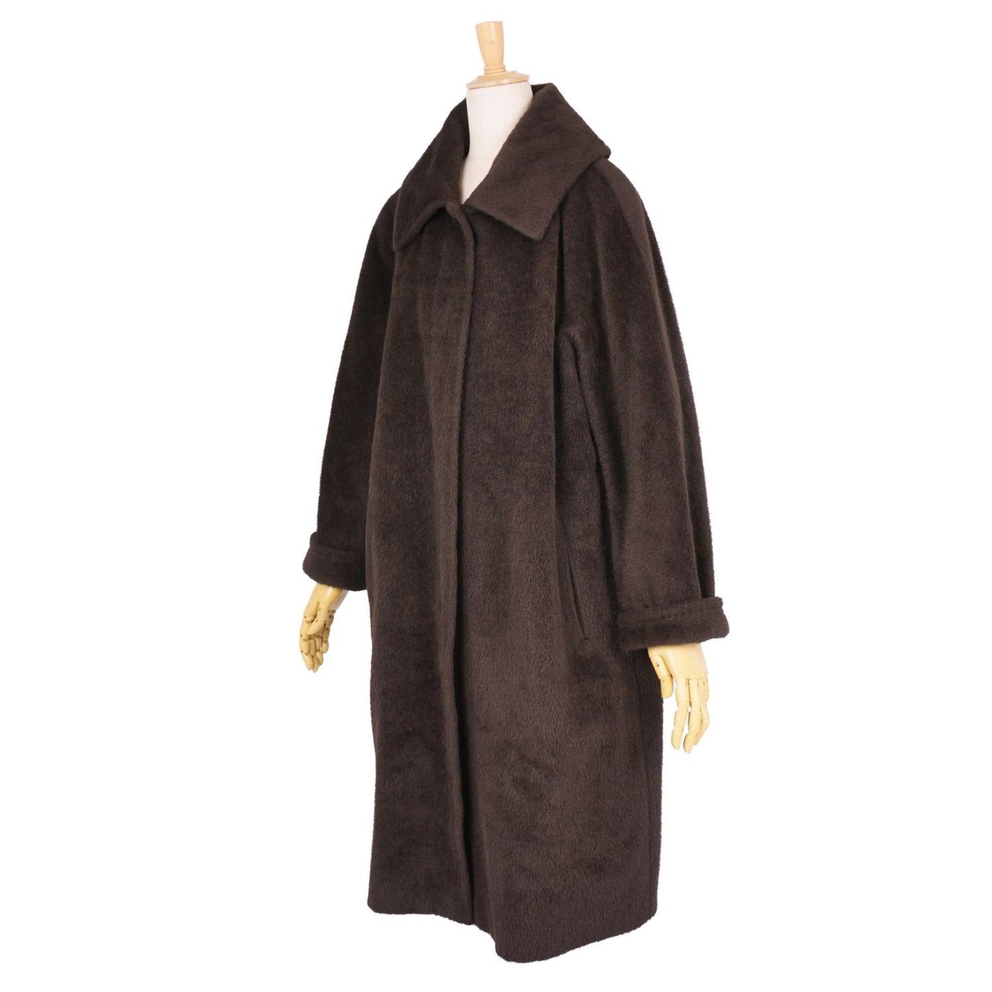 Max Mara Coat White Tag Long Alpaca — view 5