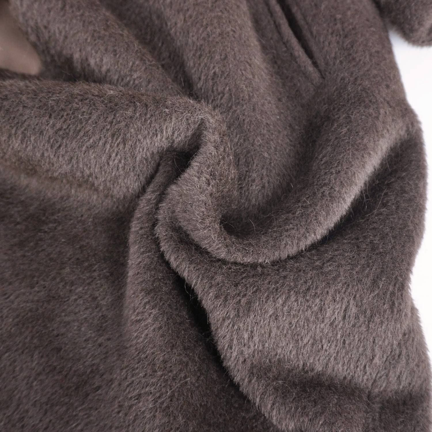 Max Mara Coat White Tag Long Alpaca — view 8