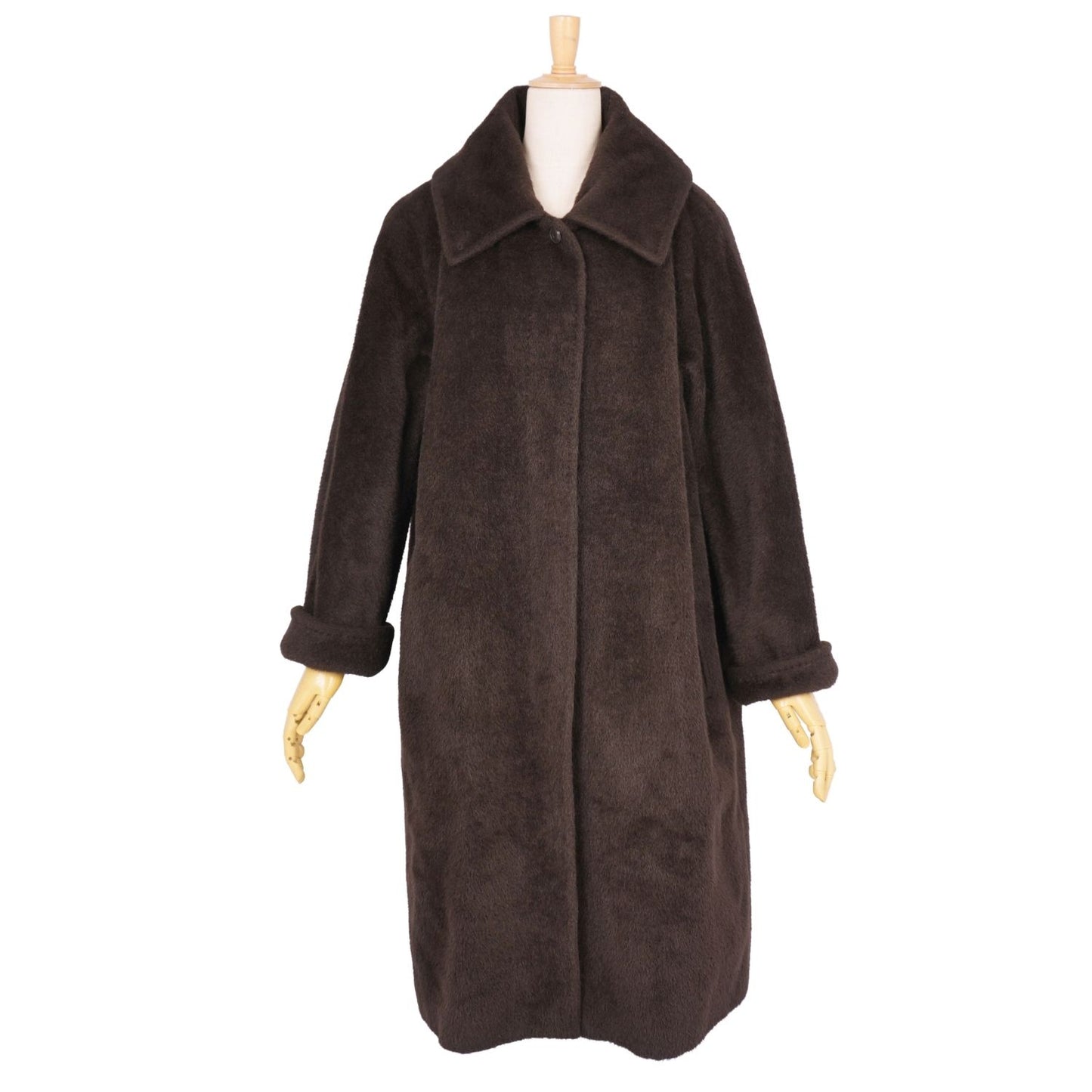 Max Mara Coat White Tag Long Alpaca — view 3