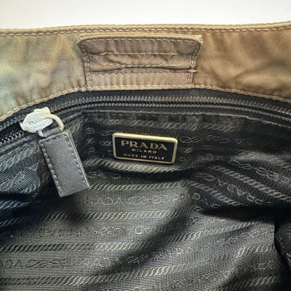 Prada Shoulder Triangle Plugin Logo Handbag — view 7